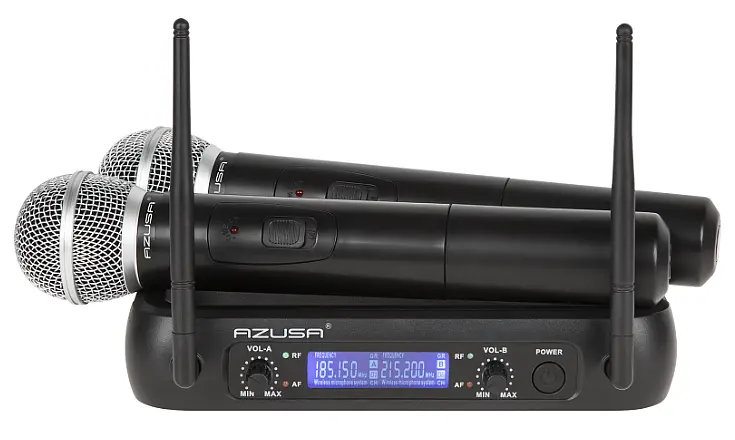 2 mikrofony VHF 2 kanały WR-358LD
